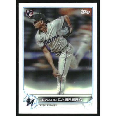 2022 Topps 3D #566 Edward Cabrera