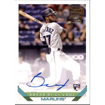 2022 Topps Archives '93 Fan Favorites Autographs #93FFBD Bryan De La Cruz