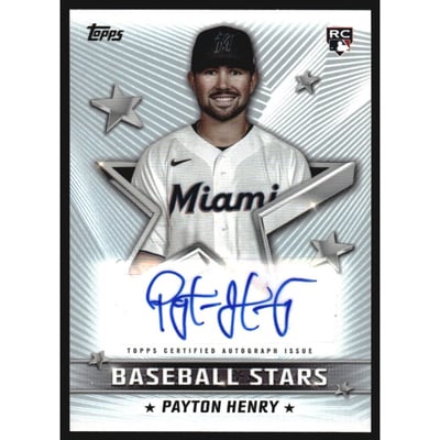 2022 Topps Baseball Stars Autographs #BSAPH Payton Henry