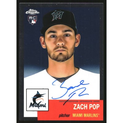 2022 Topps Chrome Platinum Anniversary Autographs #CPAZP Zach Pop
