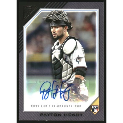 2022 Topps Gallery Rookie Autographs #RAPH Payton Henry