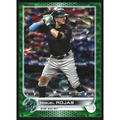 2022 Topps Green Foilboard #544 Miguel Rojas