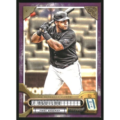 2022 Topps Gypsy Queen Mauve #290 Jesus Aguilar