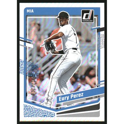 2023 Donruss Stat Line Career #105 Eury Perez/218