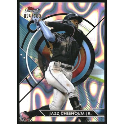 2023 Finest Lava Refractors #79 Jazz Chisholm Jr.