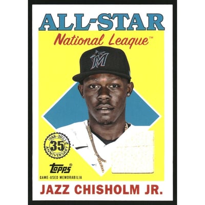 2023 Topps '88 Topps All Star Relics #88ASRJC Jazz Chisholm Jr.
