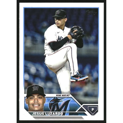 2023 Topps Advanced Stats #563 Jesus Luzardo