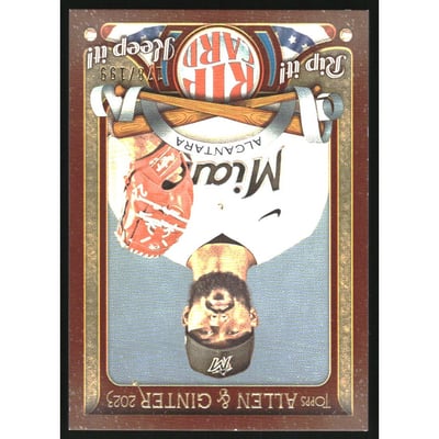 2023 Topps Allen and Ginter Rip Cards Ripped #RCSA Sandy Alcantara