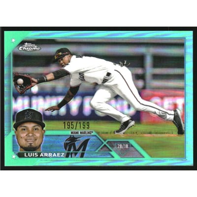 2023 Topps Chrome Aqua Refractors #47 Luis Arraez