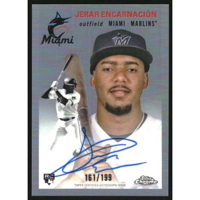 2023 Topps Chrome Platinum Anniversary Autographs Refractors #CPAJE Jerar Encarnacion