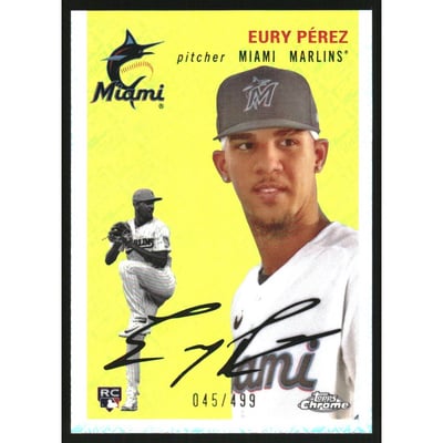 2023 Topps Chrome Platinum Anniversary Topps Refractors #172 Eury Perez