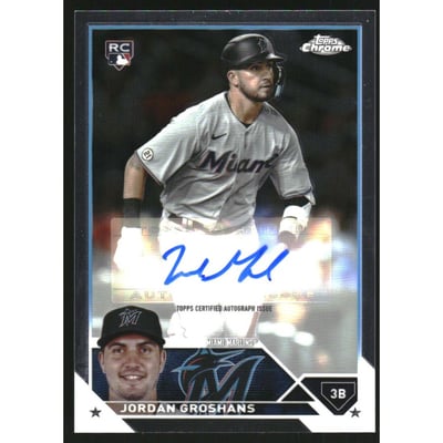 2023 Topps Chrome Update Autographs #ACJG Jordan Groshans
