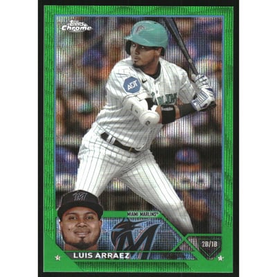 2023 Topps Chrome Update Green Wave Refractors #USC159 Luis Arraez