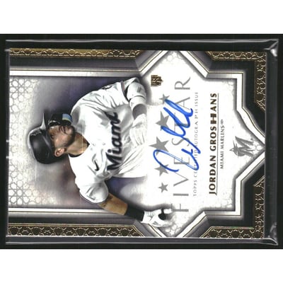 2023 Topps Five Star Autographs #FSAJG Jordan Groshans RC