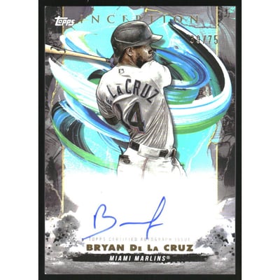 2023 Topps Inception Rookie and Emerging Stars Autographs #BRESBD Bryan De La Cruz/249