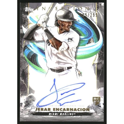 2023 Topps Inception Rookie and Emerging Stars Autographs #BRESJE Jerar Encarnacion/299