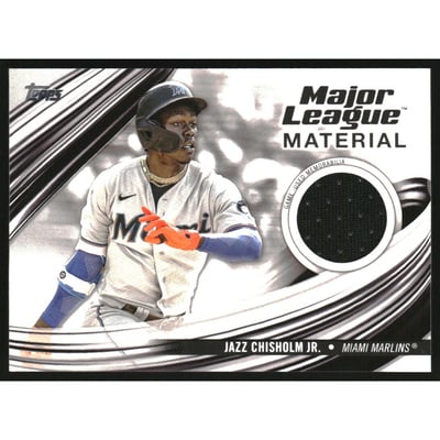 2023 Topps Major League Materials #MLMJCJ Jazz Chisholm Jr.