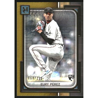 2023 Topps Museum Collection Gold #1 Eury Perez