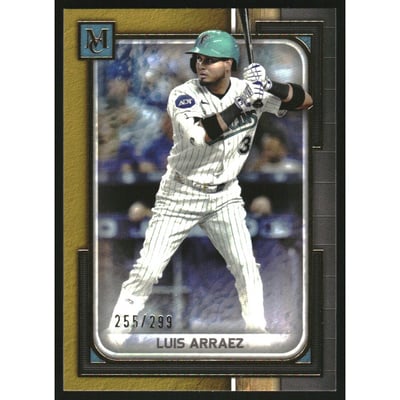2023 Topps Museum Collection Gold #60 Luis Arraez
