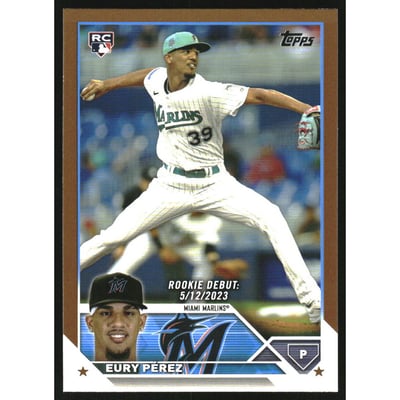 2023 Topps Update Gold #US317 Eury Perez