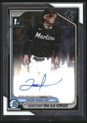 2024 Bowman Chrome Prospect Autographs #CPAJDL Jancory De La Cruz