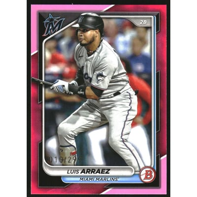 2024 Bowman Fuchsia #51 Luis Arraez