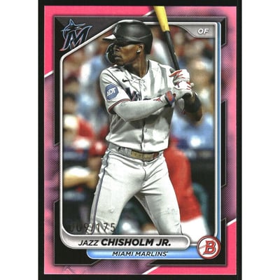2024 Bowman Pink #95 Jazz Chisholm Jr.