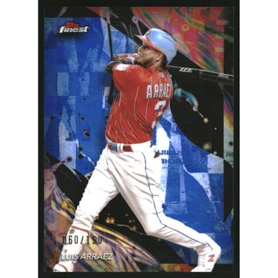 2024 Finest Blue Refractors #120 Luis Arraez
