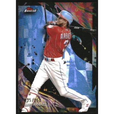 2024 Finest Sky Blue Refractors #120 Luis Arraez