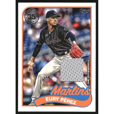 2024 Topps '89 Topps Relics #89R2EPE Eury Perez S2