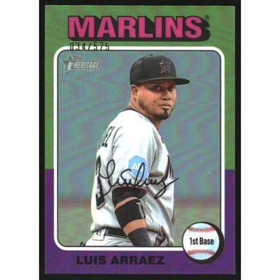 2024 Topps Heritage Chrome Refractors #341 Luis Arraez