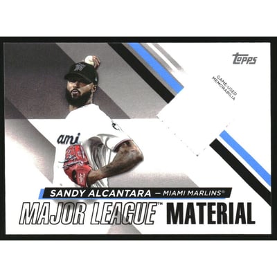 2024 Topps Major League Material #MLMSA Sandy Alcantara