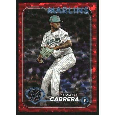 2024 Topps Red Foil #465 Edward Cabrera