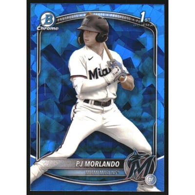 2025 Bowman Chrome Sapphire Prospects #BCP91 PJ Morlando