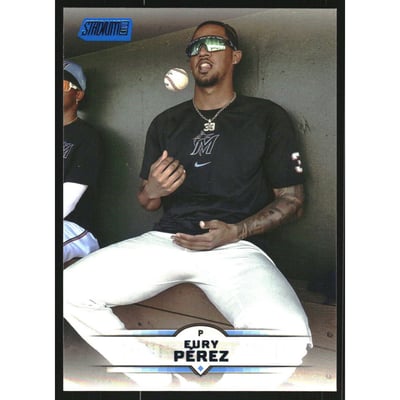 2025 Stadium Club Blue Foil #131 Eury Perez