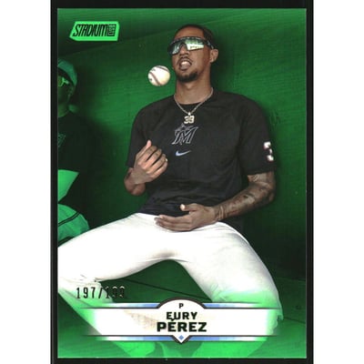 2025 Stadium Club Green #131 Eury Perez