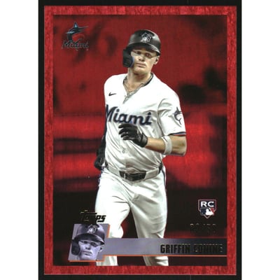 2025 Topps Archives Red Hot Foilboard #123 Griffin Conine