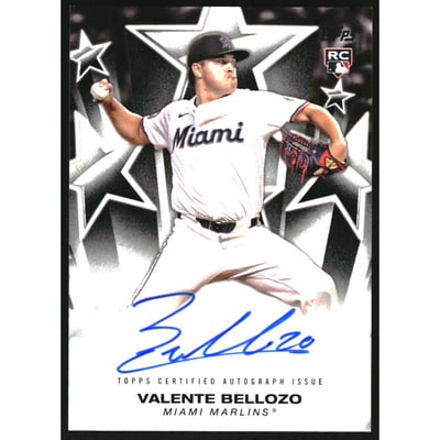 2025 Topps Baseball Stars Autographs #BSAVB Valente Bellozo S2