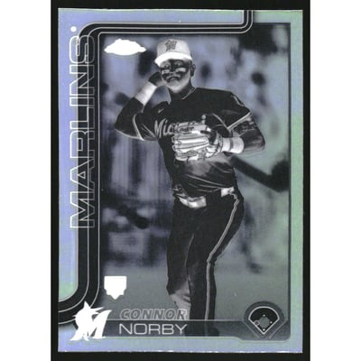 2025 Topps Chrome Negative Refractors #199 Connor Norby