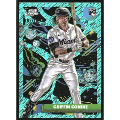 2025 Topps Cosmic Chrome Aqua Equinox Refractors #167 Griffin Conine