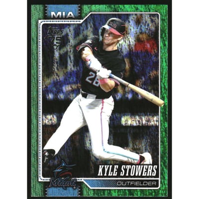 2026 Topps Green Holo Foil #293 Kyle Stowers