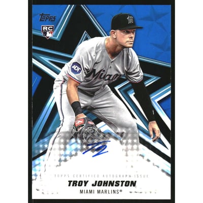 2026 Topps Stars Autographs Blue Foil #BSATJO Troy Johnston
