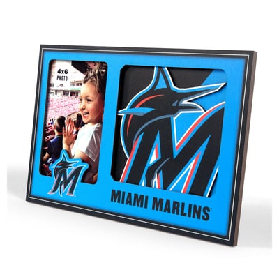 Miami Marlins IDNA 3D Logo Series Picture Frame