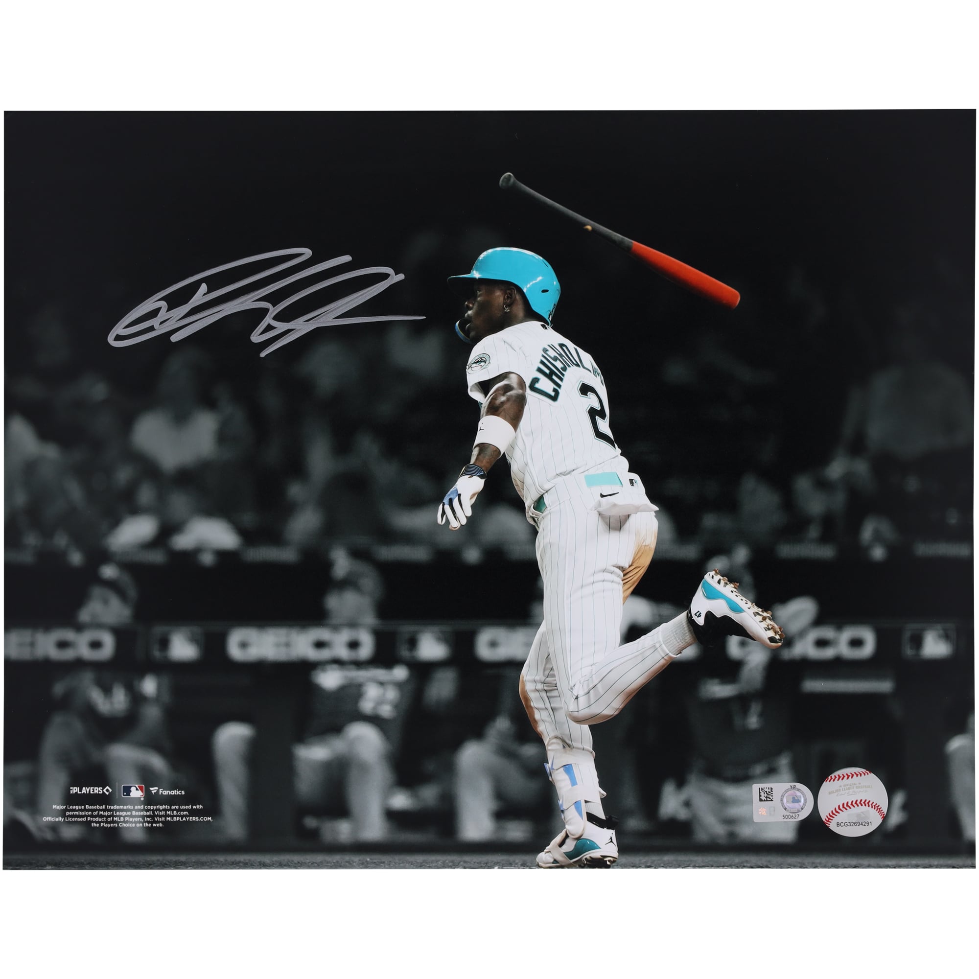 Jazz Chisholm Jr. Miami Marlins Autographed 11