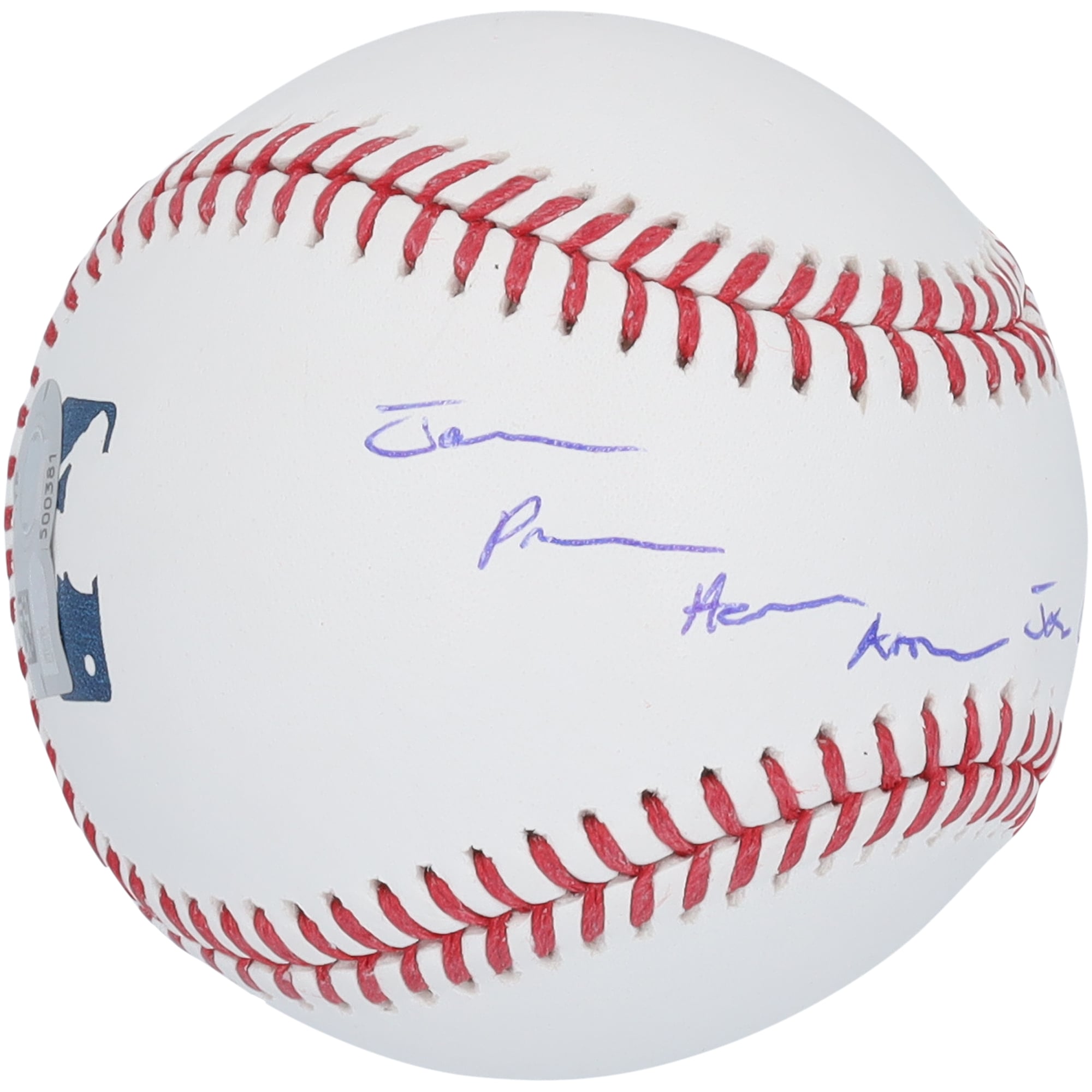 Jazz Chisholm Jr. Miami Marlins Autographed Baseball with Full Name Signature
