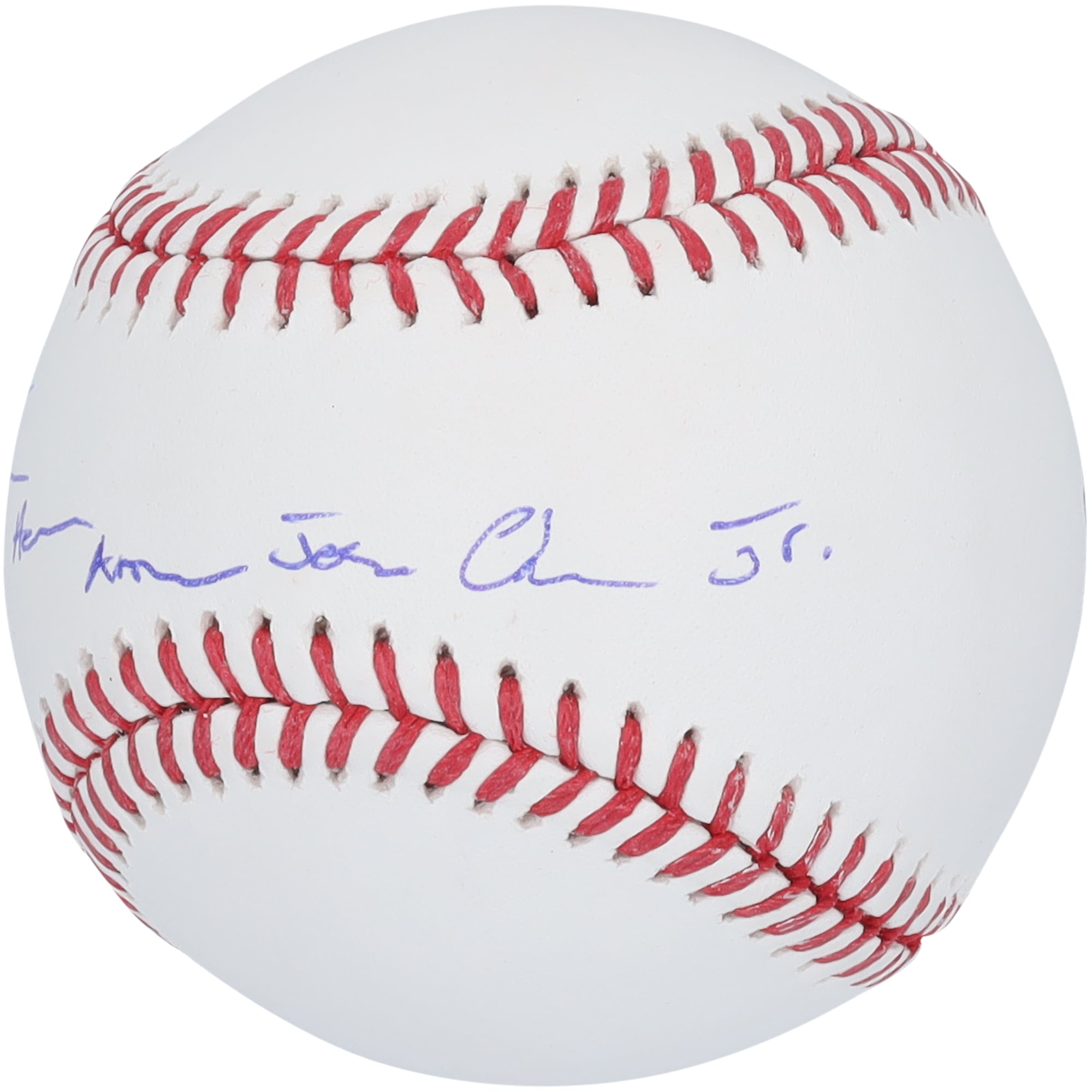 Jazz Chisholm Jr. Miami Marlins Autographed Baseball with Full Name Signature