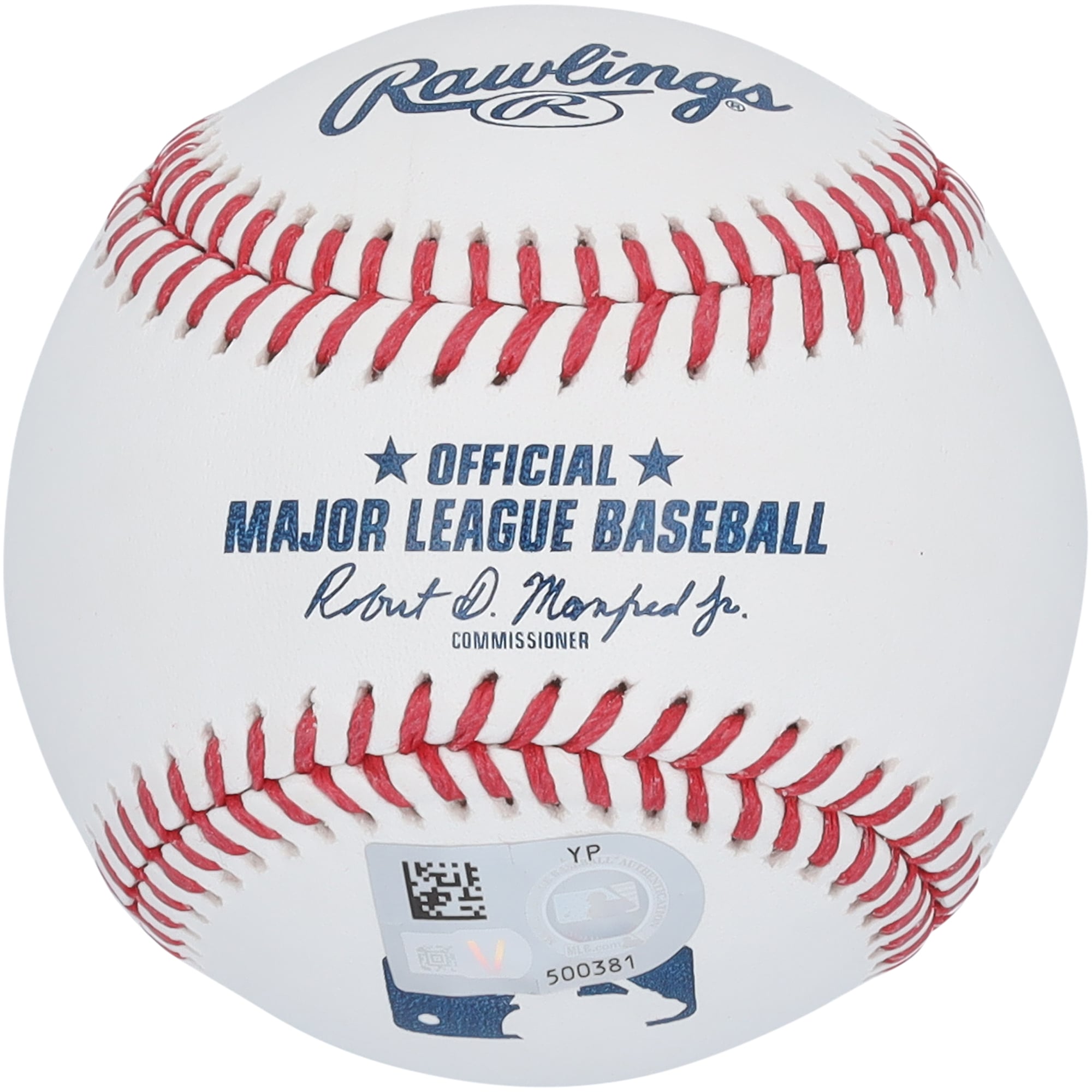 Jazz Chisholm Jr. Miami Marlins Autographed Baseball with Full Name Signature