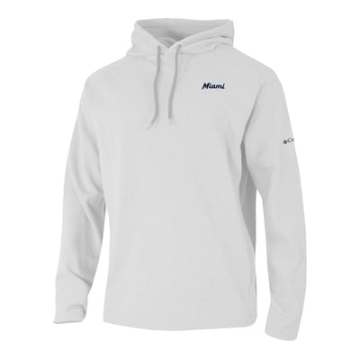 Miami Marlins Columbia  Swingcraft Hoodie - White