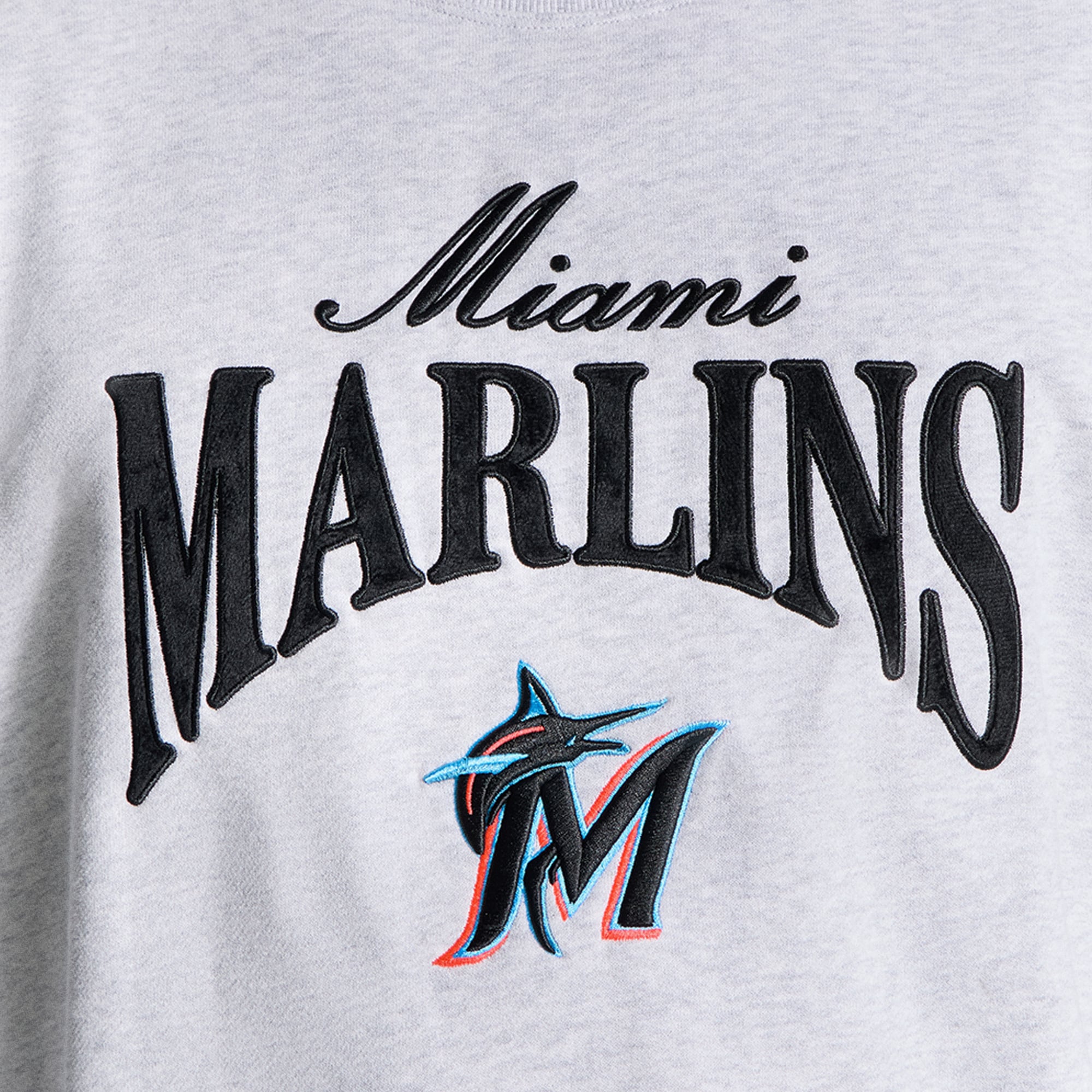 Sweat-shirt Steady State pour homme lululemon Heathered Core Ultra Light Grey Miami Marlins