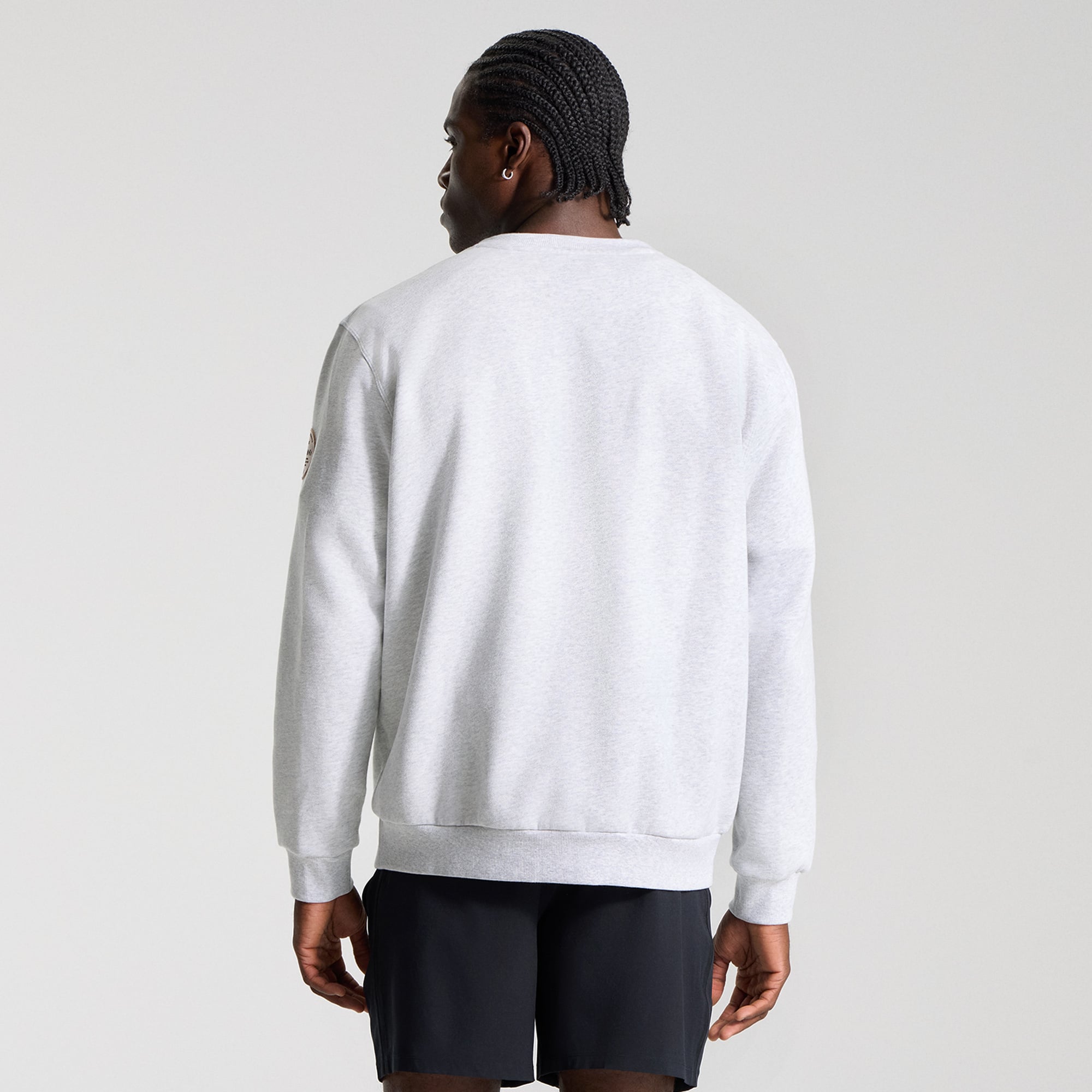 Sweat-shirt Steady State pour homme lululemon Heathered Core Ultra Light Grey Miami Marlins